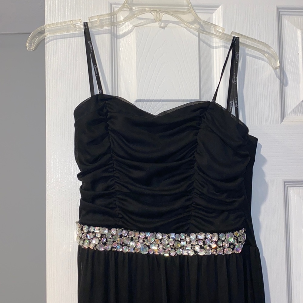 Black maxi dress